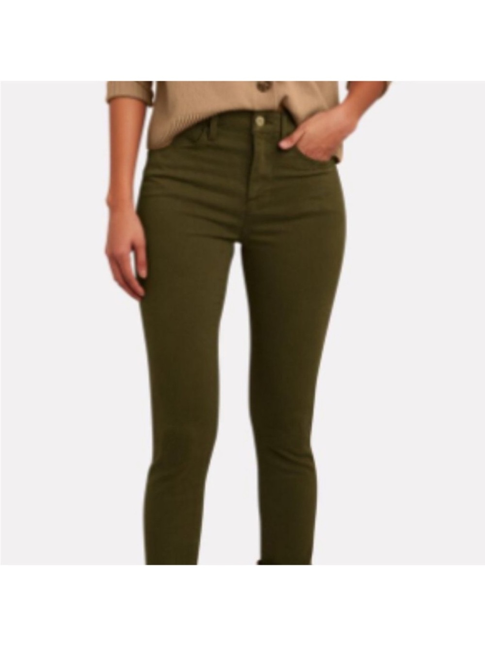 Frame Le High Skinny Chino Pants